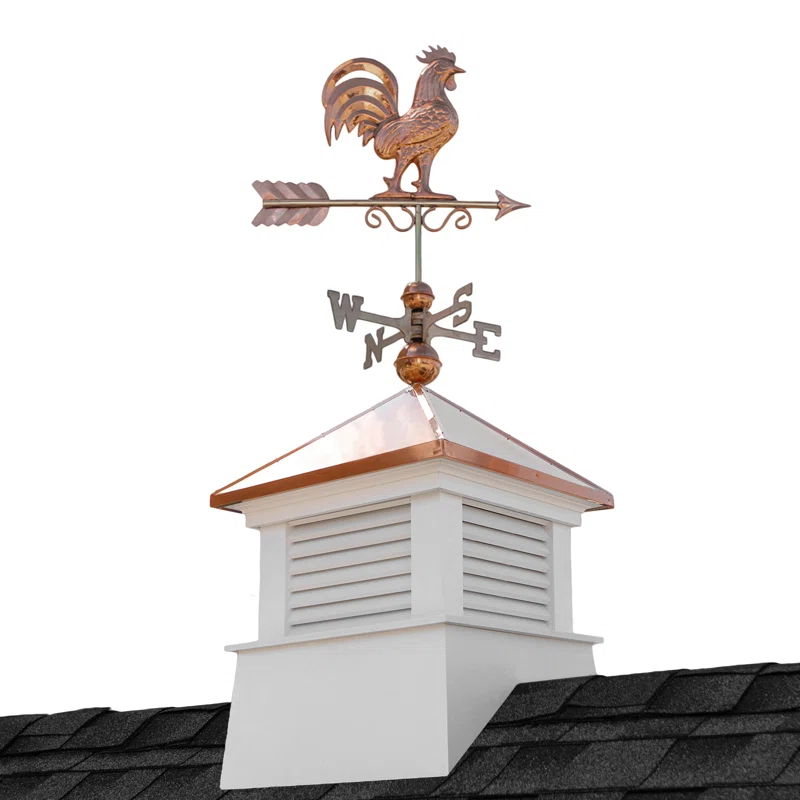Good Directions Manchester Rooster Cupola & Weathervane Set