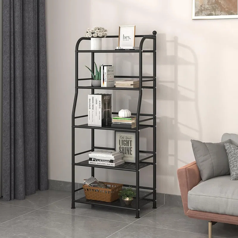 Rebrilliant Metal Shelf Storage Shelves, Living Room Shelves, Corner Kitchen Storage Shelves, Indoor Plant Shelves