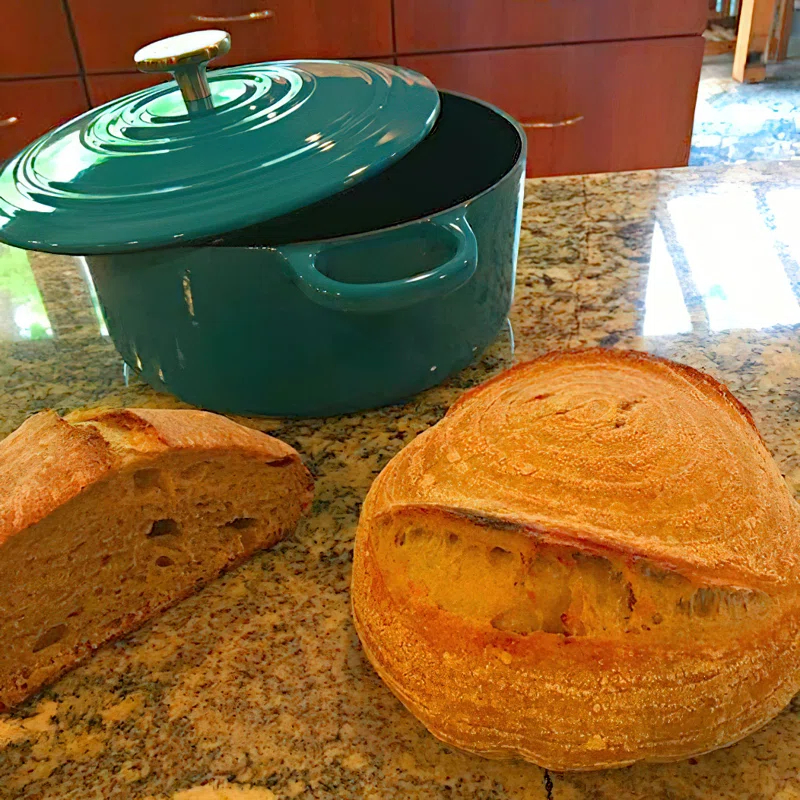 Chantal Chantal 3 Quarts Enameled Cast Iron Round Dutch Oven