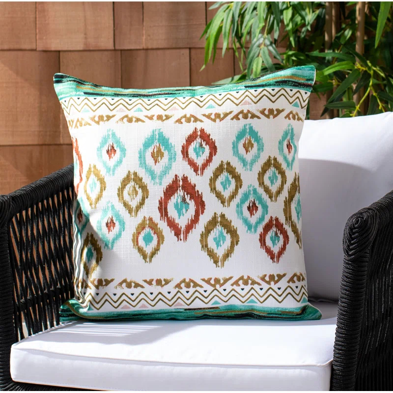Safavieh Abela Ikat Polypropelene Reversible Throw Pillow