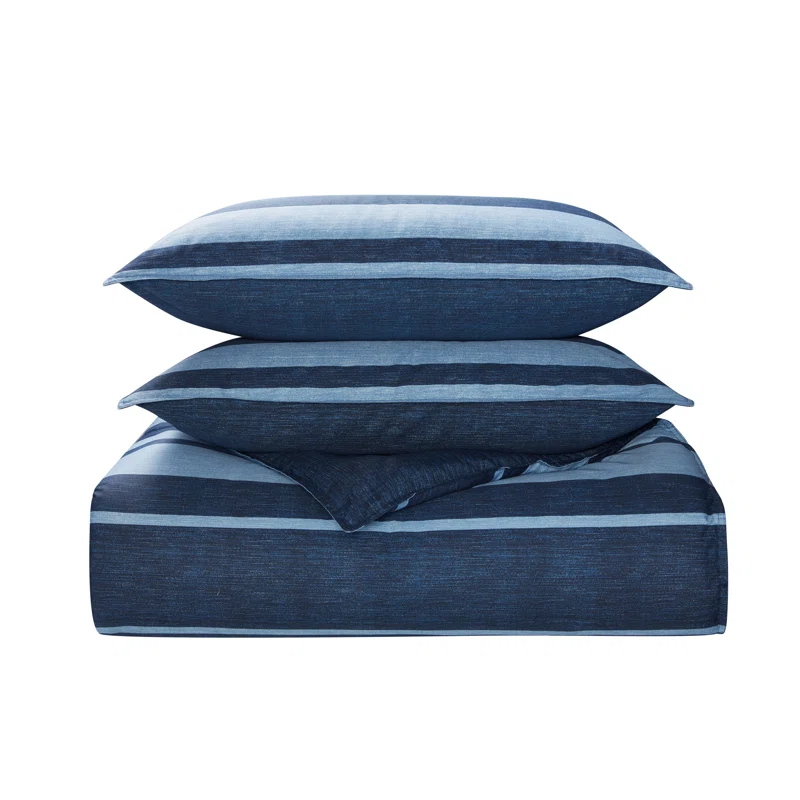 Nautica Nautica Longpoint Navy Reversible Cotton Comforter Set