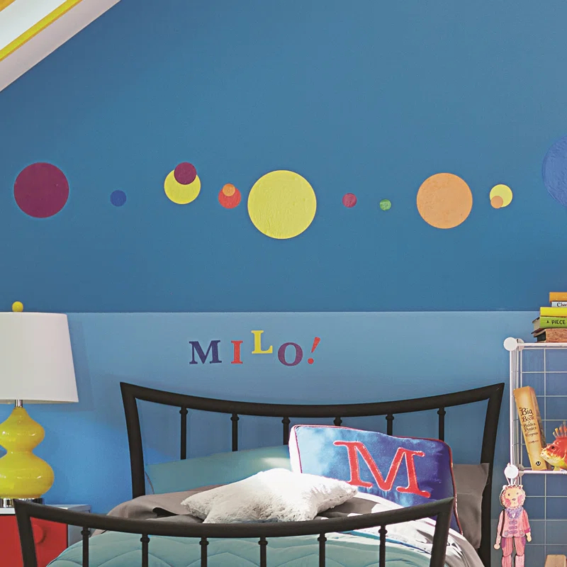 Zoomie Kids Sanchez Shapes Non-Wall Damaging Wall Decal
