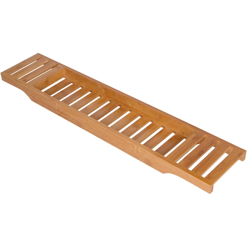 Freestanding Bamboo Bath Caddy