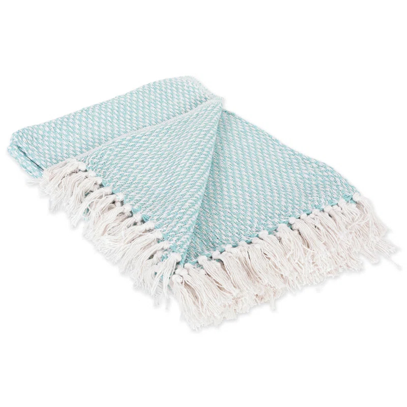 Design Imports Hand Woven Throw Blanket