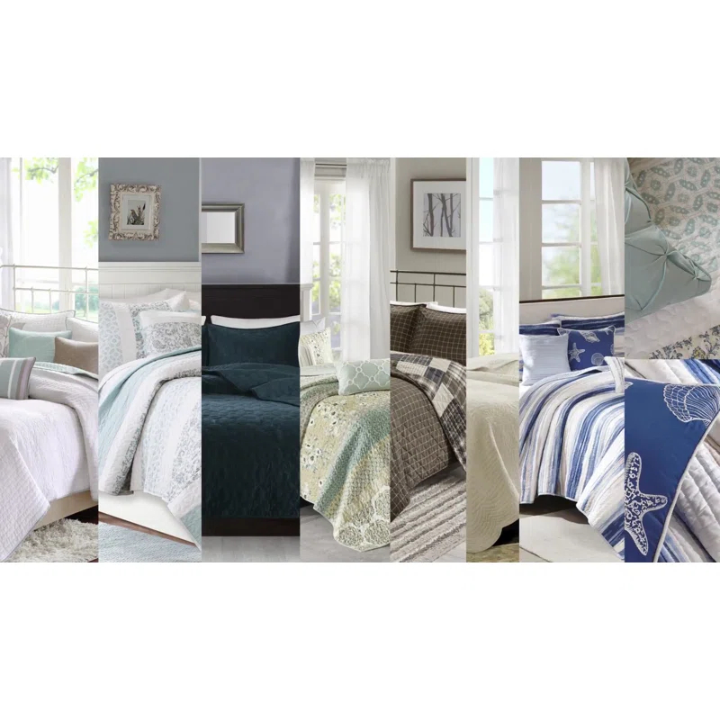 Yosemite Reversible Quilt Set with Throw Pillows