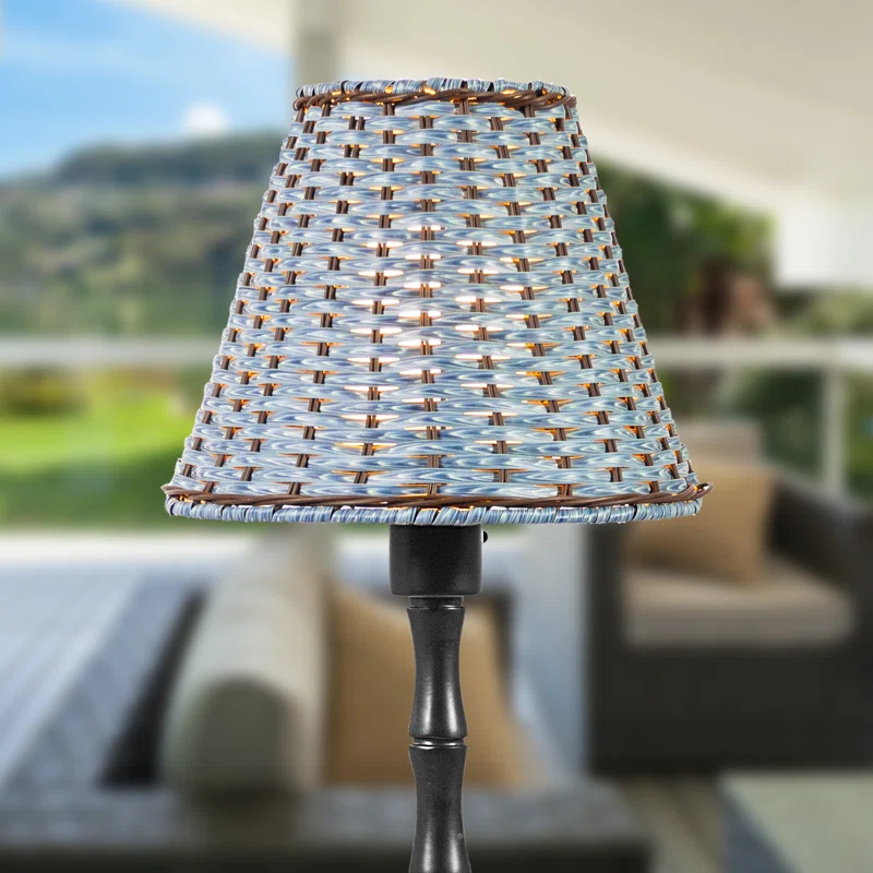 River of Goods 29.75"H Ayla Plastic & Metal Outdoor Table Lamp - River Of Goods