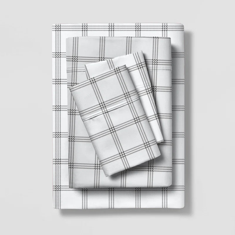 Color Sense Brushed Cotton Blend Lightweight Sheet Set