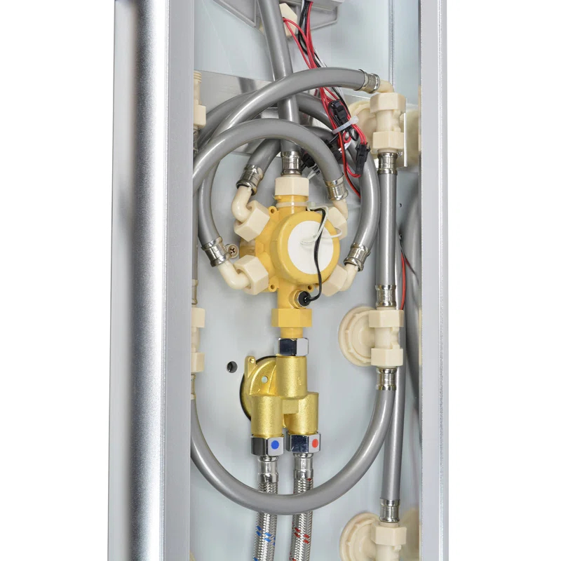 Blue Ocean SPA392M Blue Ocean 52 inch Aluminum Shower Panel With Shower Head