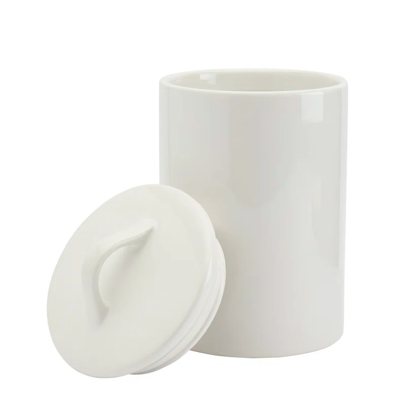 Denmark Denmark Tools for Cooks Stoneware Kitchen Canister White Bistro Collection