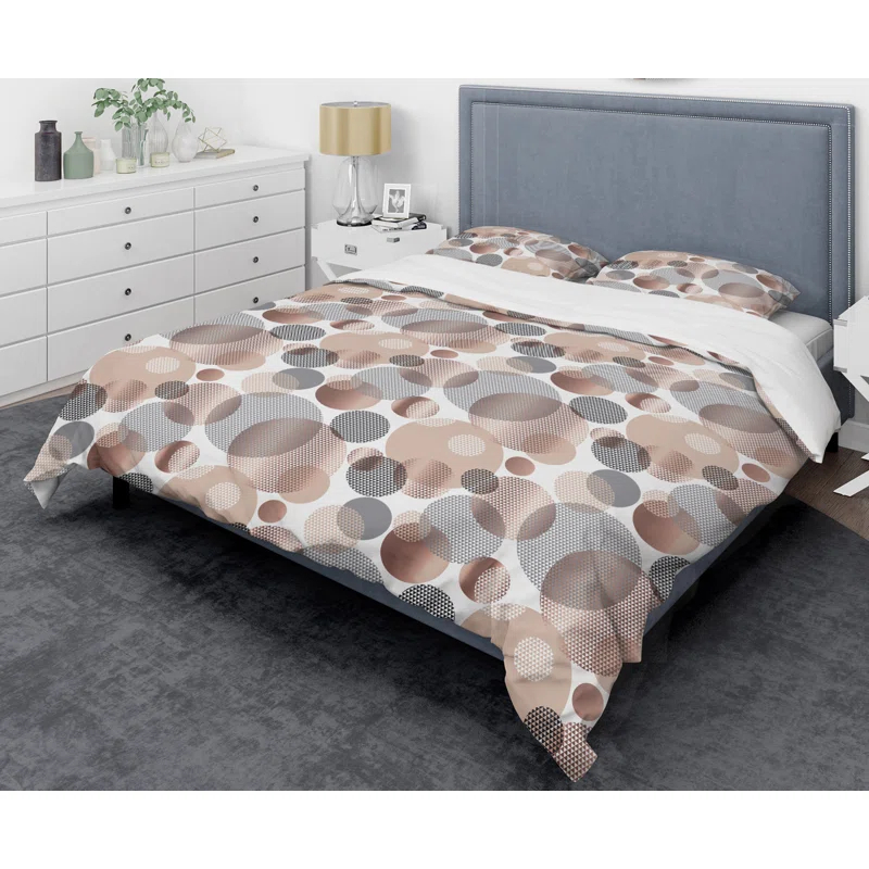 Design Art Modern & Contemporary Twill Geometric Shapes Duvet Cover Set
