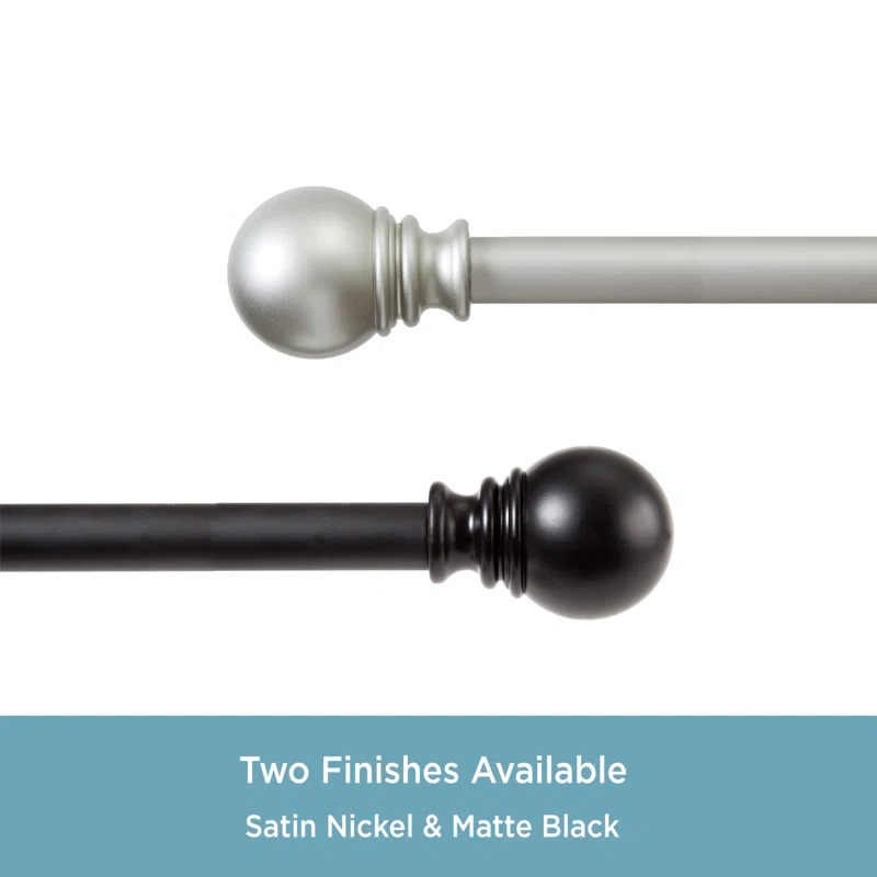 Layla 1" Single Curtain Rod