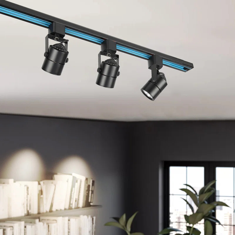 VEVOR GDZMT3ZZ500LFYQ8YV6 Black Adjustable Track Head (Set of 3)