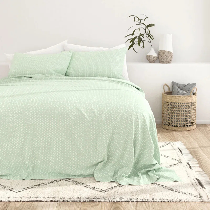 Home Urban Arrows Pattern Microfiber Sheet Set