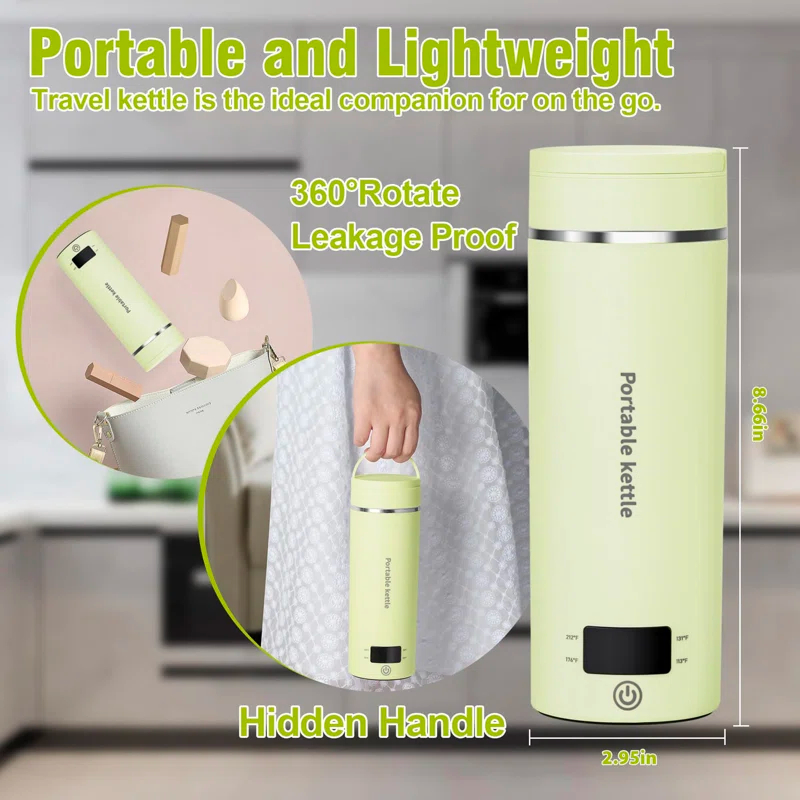 BINNBOX Portable Mini Electric Kettle