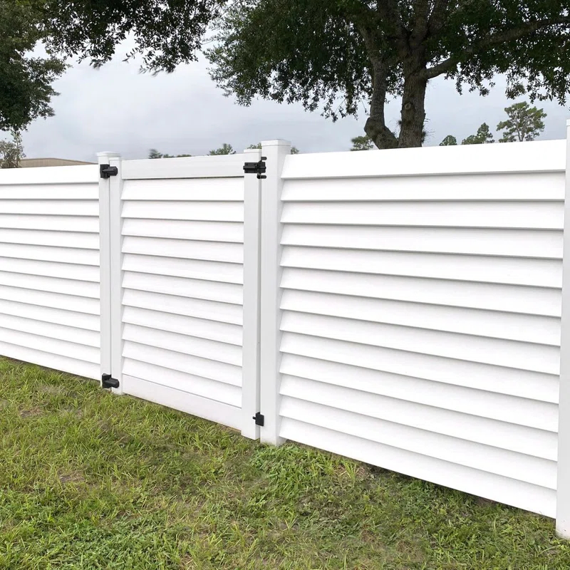 Barrette Outdoor Living Louvered Vinyl Gate