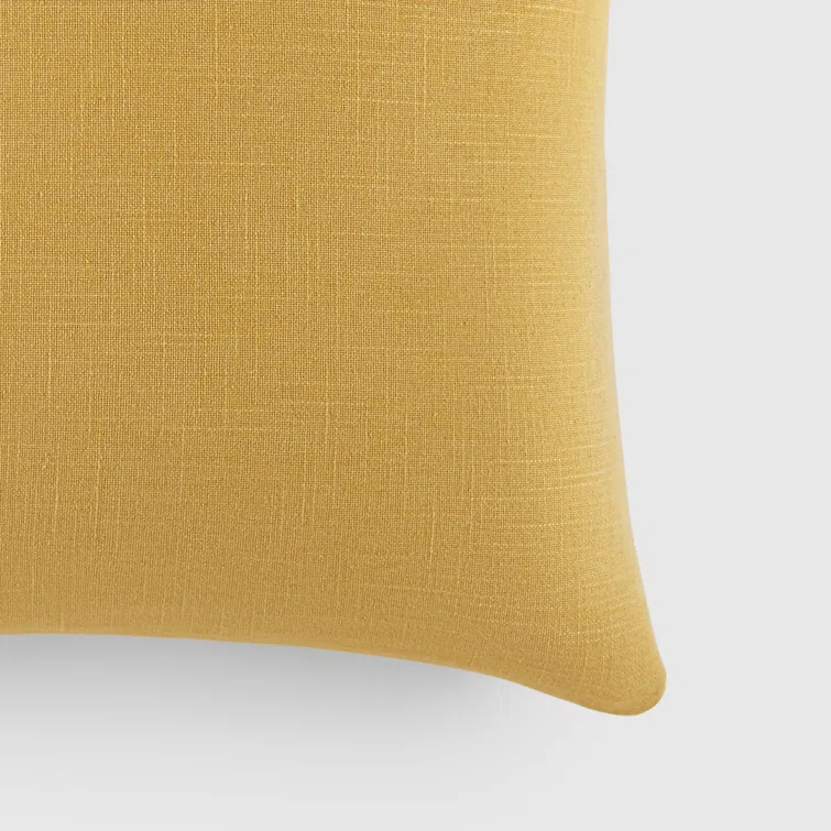 Becky Cameron Solid Cotton Throw Pillow