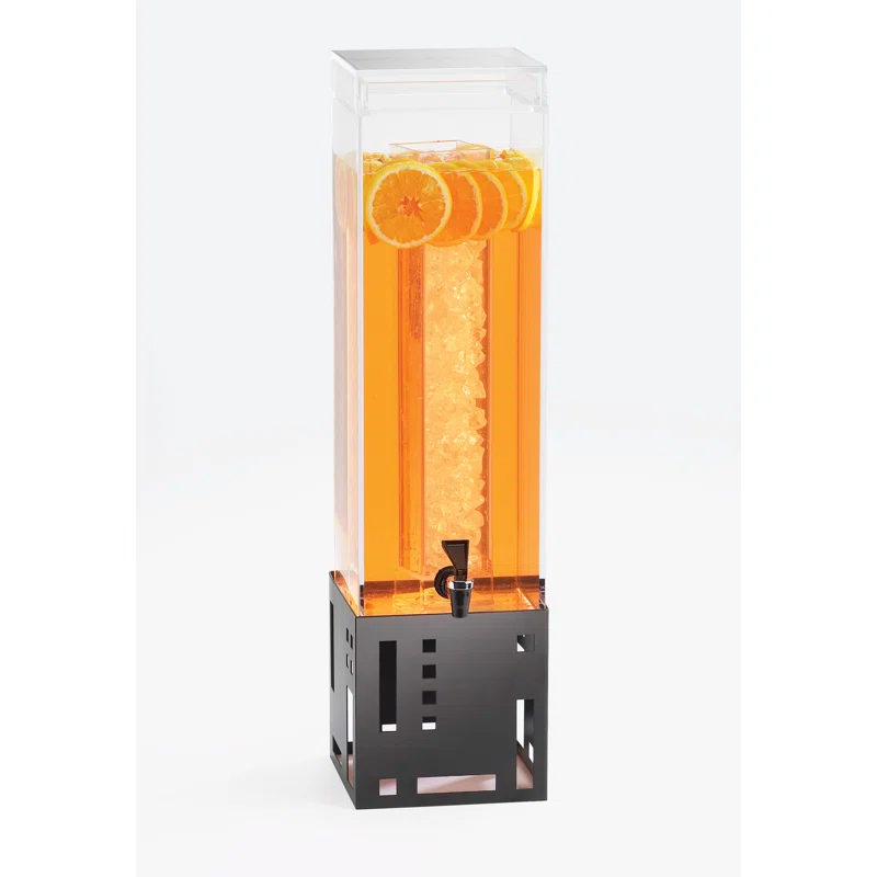 Cal-Mil Squared Beverage Dispenser with Infusion Chamber