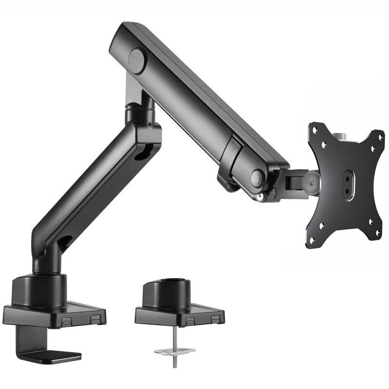 Vivo Mechanical Arm Single Monitor Desk Mount