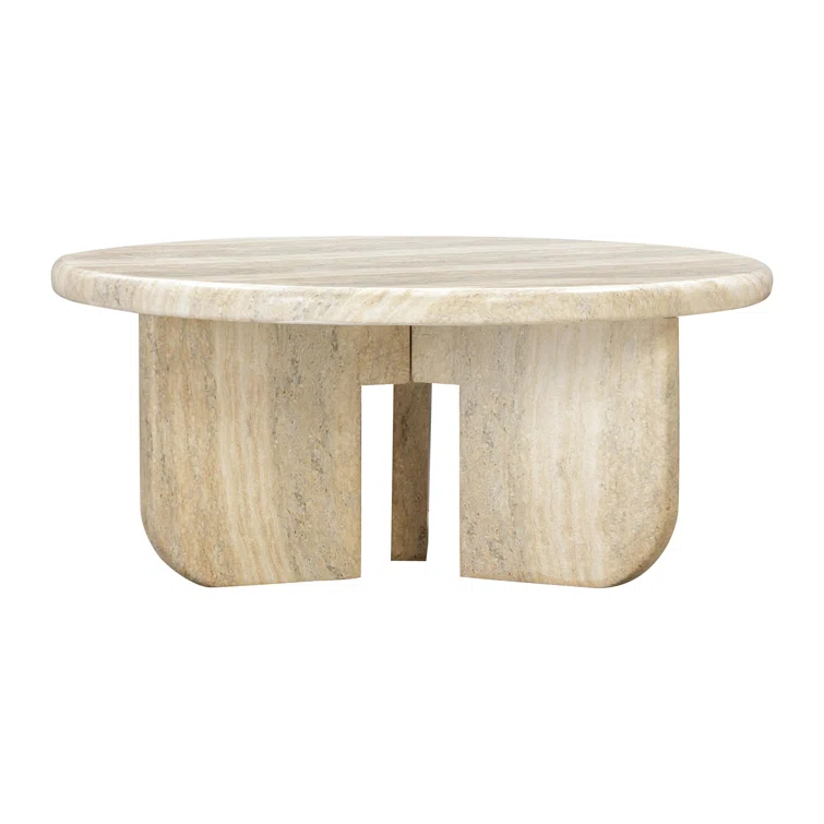 TOV Furniture TOV Furniture Patrizia Concrete Round Coffee Table