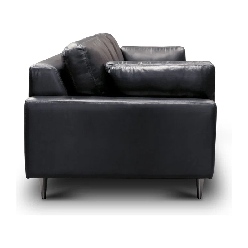 Hello Sofa Home Skyline 89'' Leather Sofa
