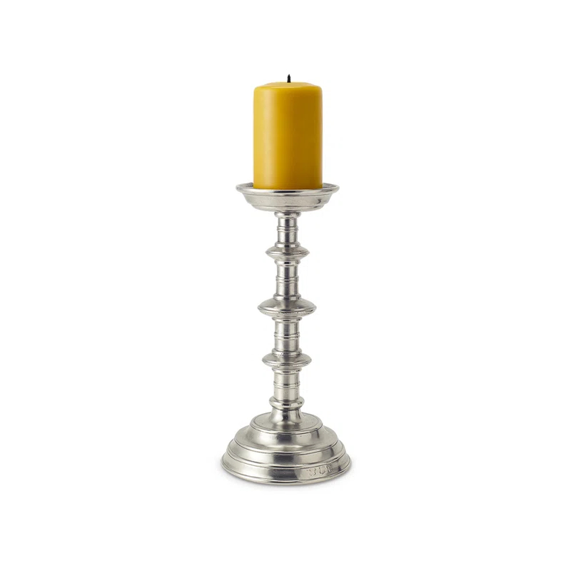 Castello 14.2'' H Metal Tabletop Candlestick
