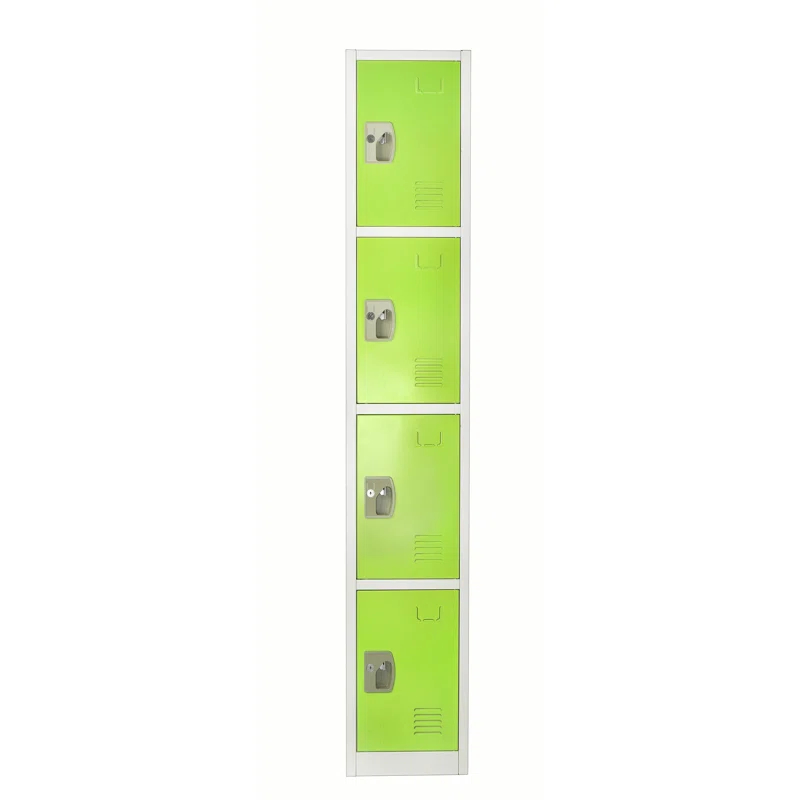 12'' Wide Steel 4-Tier School and Gym Locker