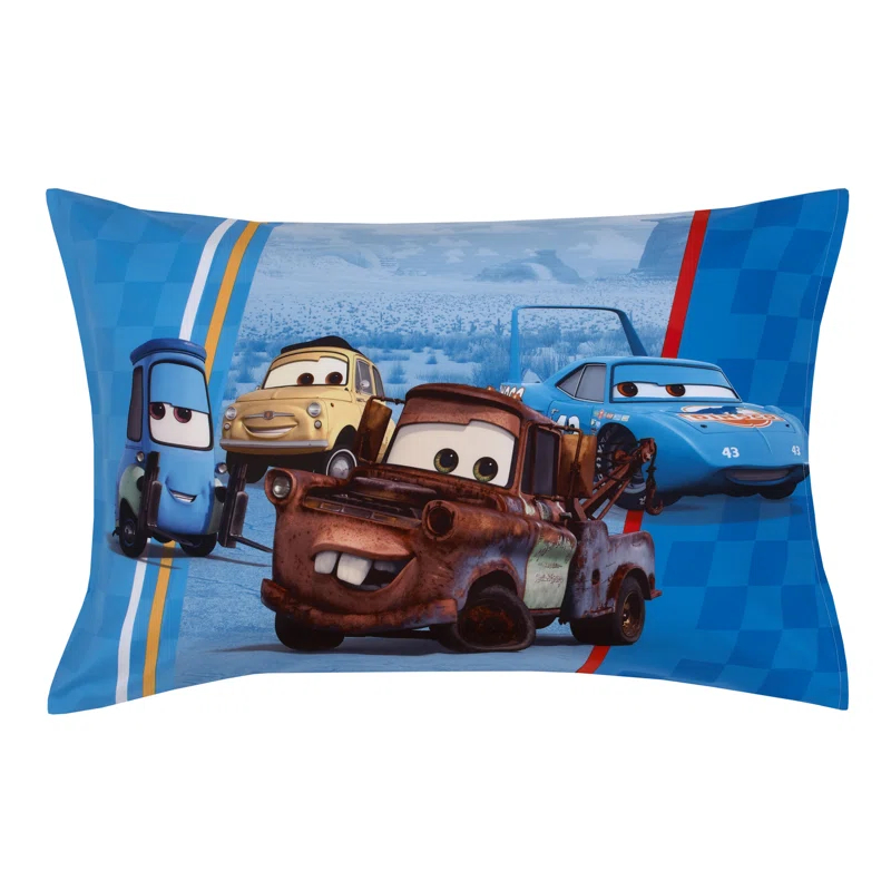 Disney Cars Radiator Springs Reversible Characters Toddler Bedding Set
