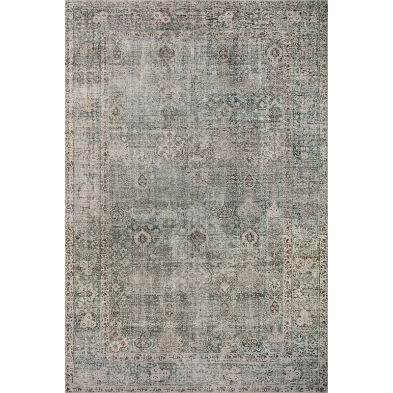 Chris Loves Julia x Loloi Chris Loves Julia X Loloi Jules Emerald / Antique Ivory Area Rug