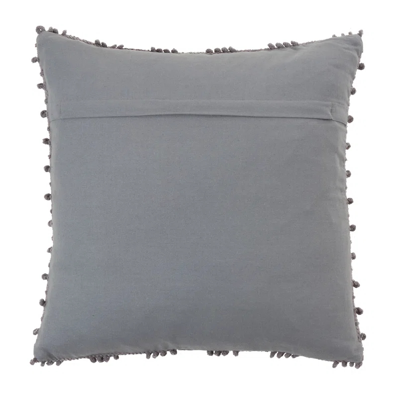 Saro Theo Collection Ruffled Cotton Throw Pillow