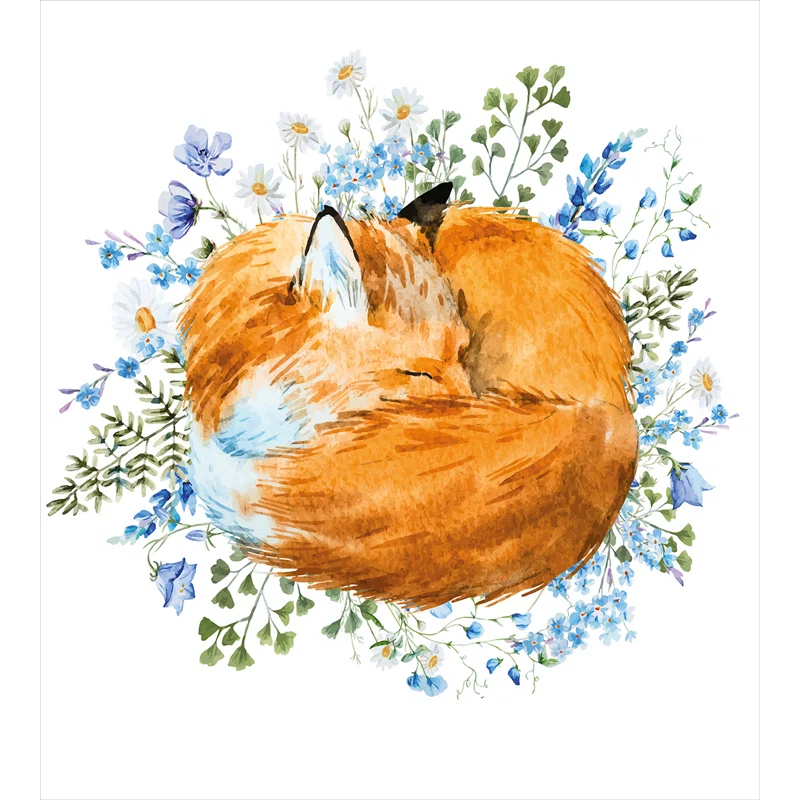 Ambesonne Fox Modern & Contemporary Duvet Cover Set