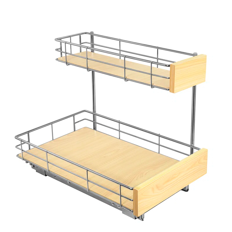LYNK PROFESSIONAL LYNK PROFESSIONAL® Select™ Slide Out Under Sink Kitchen Cabinet Organizer 11.5"W x 18"D, Wood