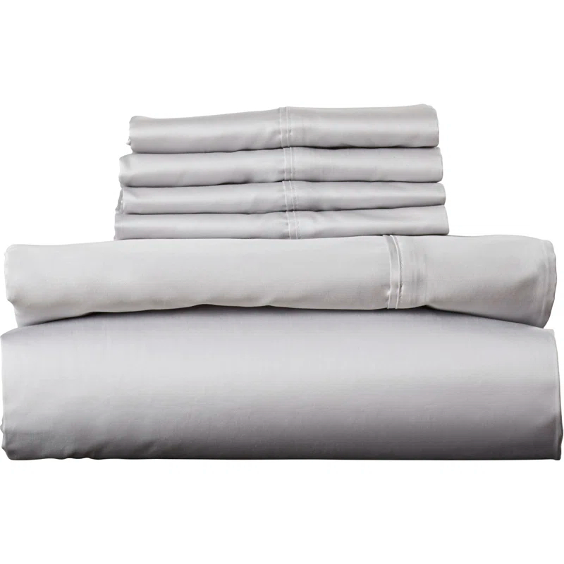 Tribeca Living 600 Thread Count 100% Cotton Sateen Sheet Set