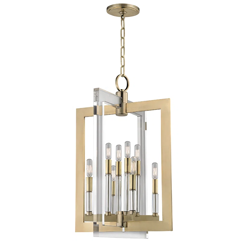 Hudson Valley Lighting Wellington 8 - Light Dimmable Geometric Chandelier