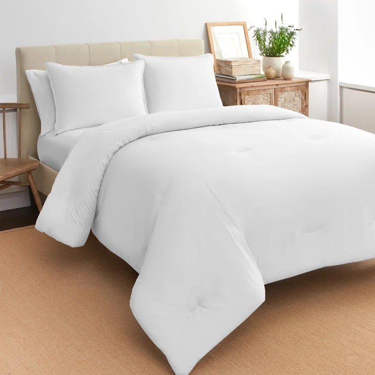 Boutique Living Reversible Percale Cotton Comforter Set