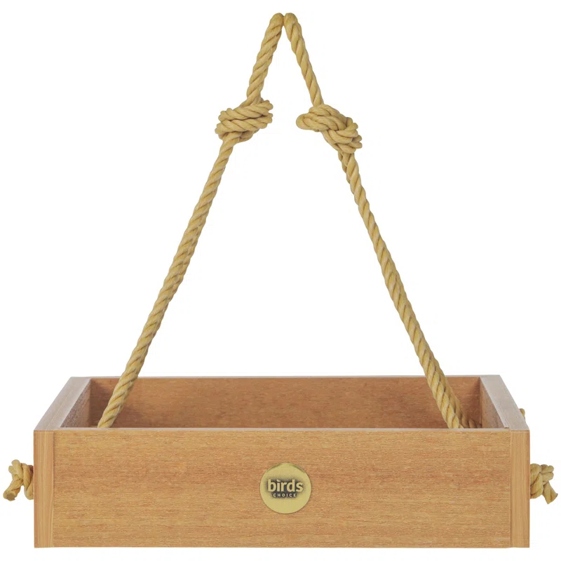 Birds Choice Birds Choice Modern Farmhouse Small Hanging Platform Bird Feeder