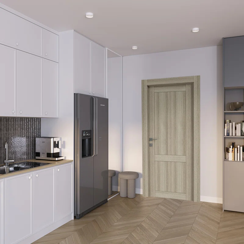 Belldinni Solid + Manufactured Wood Paneled Slab Door