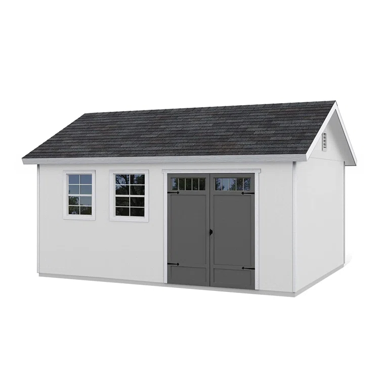 Handy Home Scarsdale 10 ft. W x 16 ft. D Wood Storage Shed With Floor