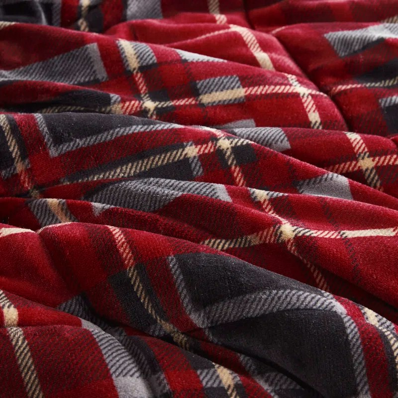 Woolrich Alton Plush to Sherpa Down Alternative Comforter Set