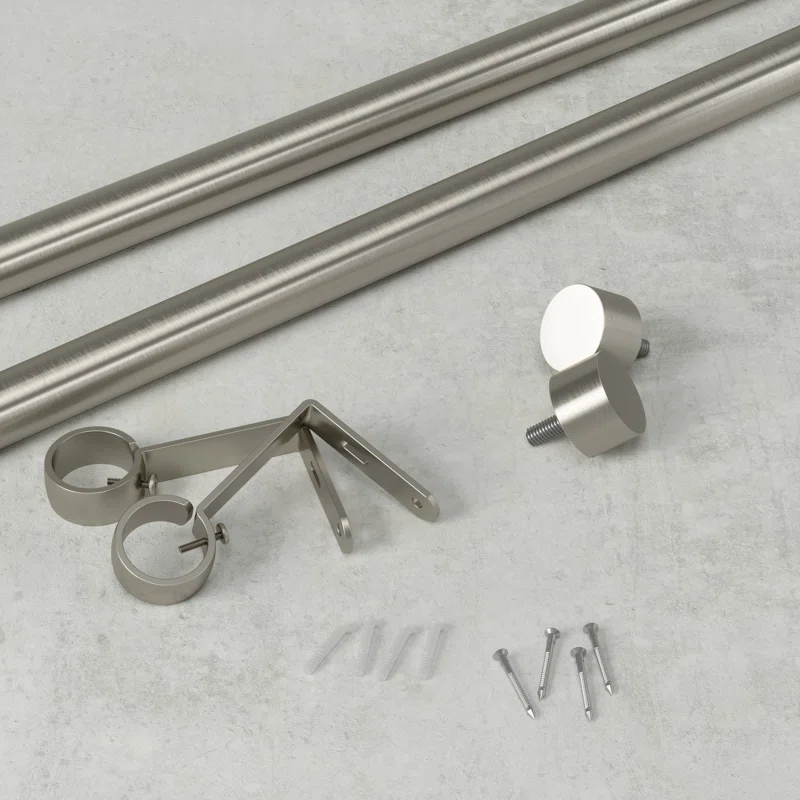 Umbra CAPPA Adjustable Single Steel Curtian Rod