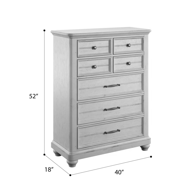 One Allium Way® Perz Gray 7-Drawer Chest