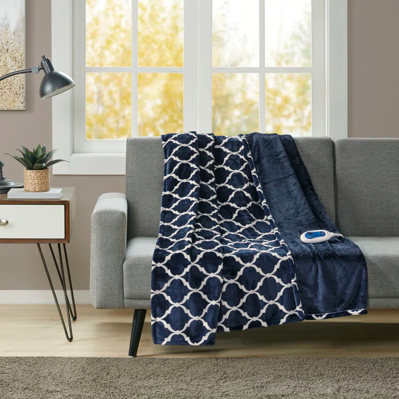Beautyrest Beautyrest Heated Ogee Oversized Throw