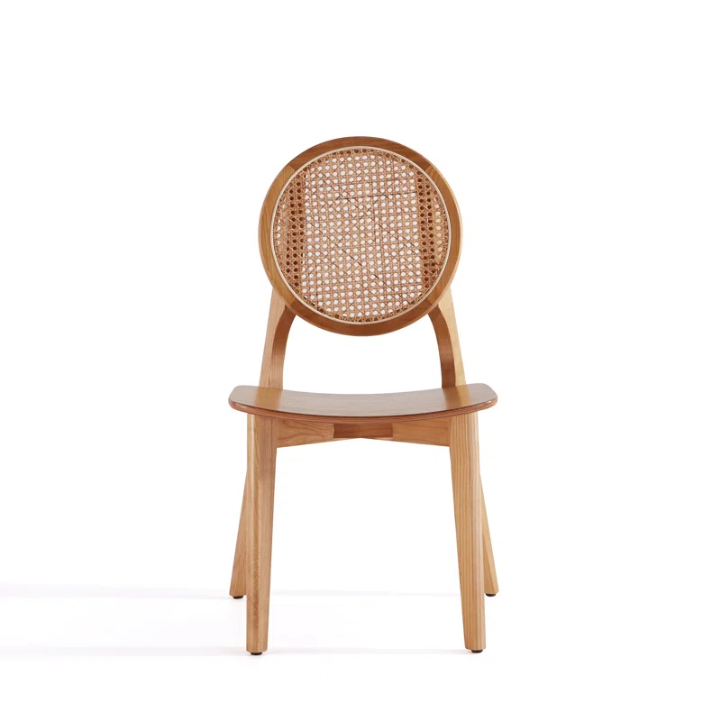 Bayou Breeze Dalen 16.54'' H Ash Solid Wood Cane Back Side Chair