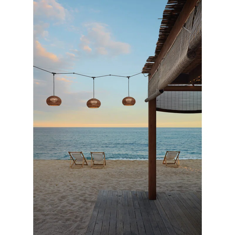 Garota 4 - Light Black LED Dome Pendant