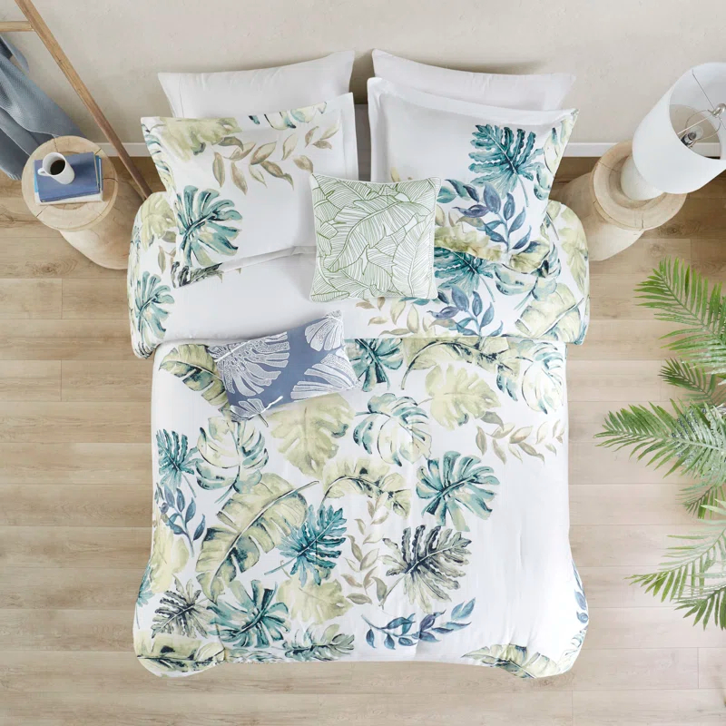 Harbor House Lorelai Cotton Percale 6 Piece Comforter Set