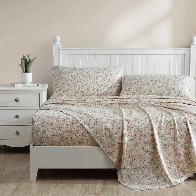 Laura Ashley Laura Ashley Sateen Cotton Printed Sheet Sets