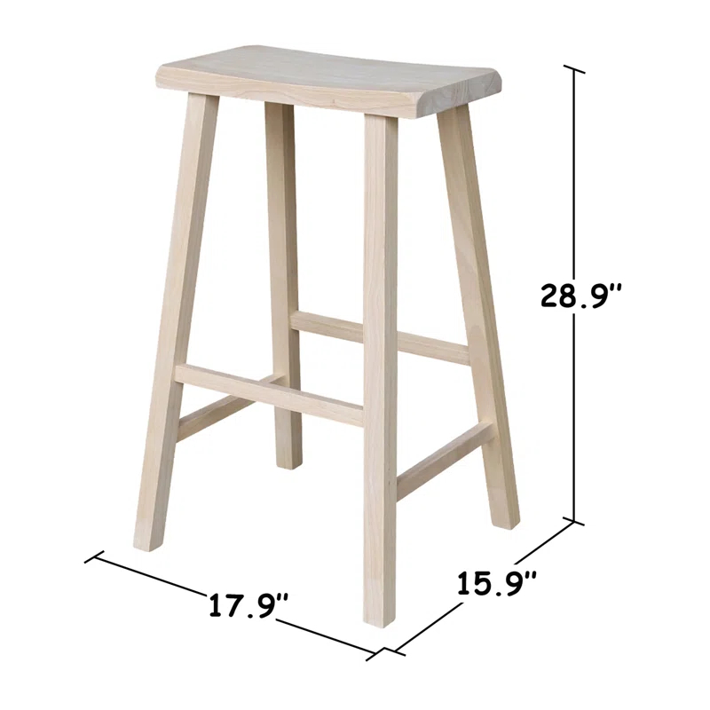 Winston Porter Creations Sawhorse Counter Stool