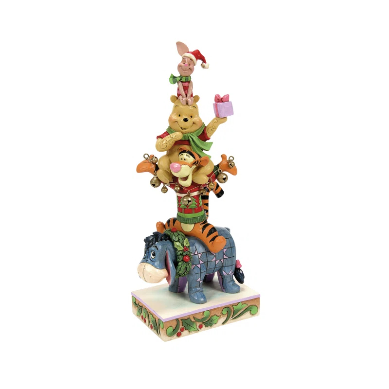 Jim Shore Jim Shore Disney Traditions Pooh & Friends Stacked Figurine 9.75in