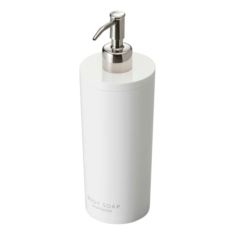 Yamazaki Home Yamazaki Home Body Soap Dispenser, Contemporary Bottle Pump For Shower, 16.9 fluid oz.