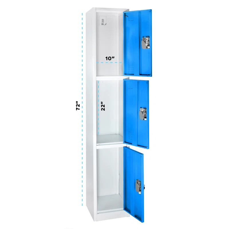 AdirOffice 3 - Tier 3 - Sections 12" Wide Storage Locker