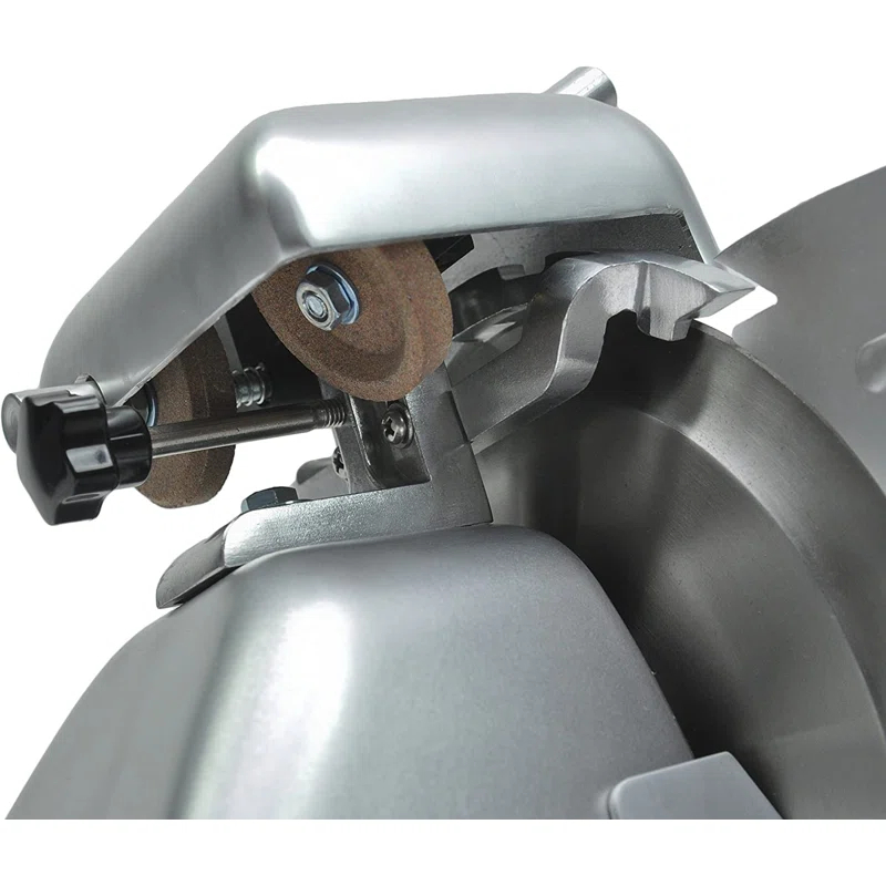 KWS KitchenWare Station KWS 200W Electric Meat Slicer 7.67 Stainless Steel Blade, Frozen Meat/ Deli Meat Slicer Low Noises
